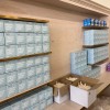 4 stocked shelves