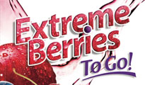 Extreme Berries to Go package art by MB Piland