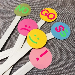 emoji sticks for virtual employee retreat