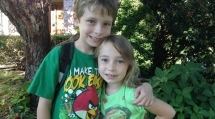children wearing green t-shirts