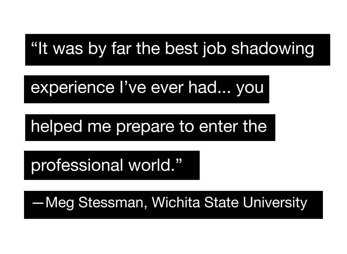 job shadow quote