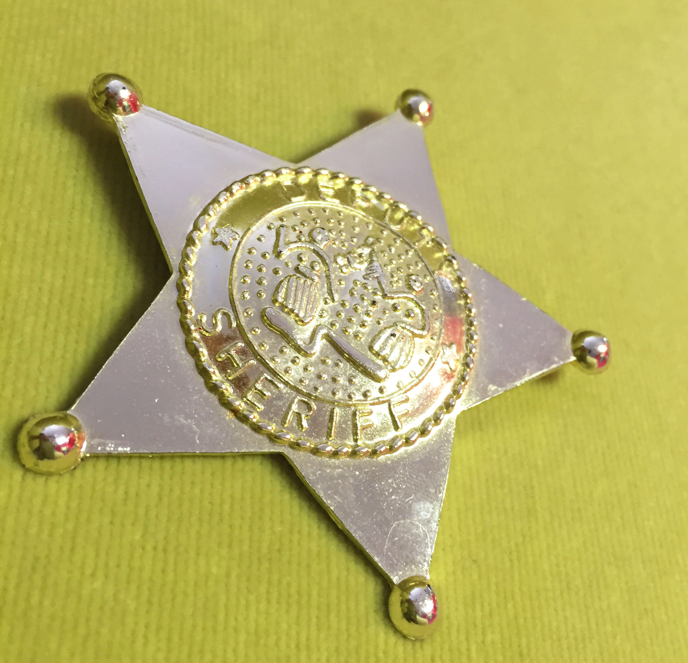 MB Piland gives sheriff badge of honor award